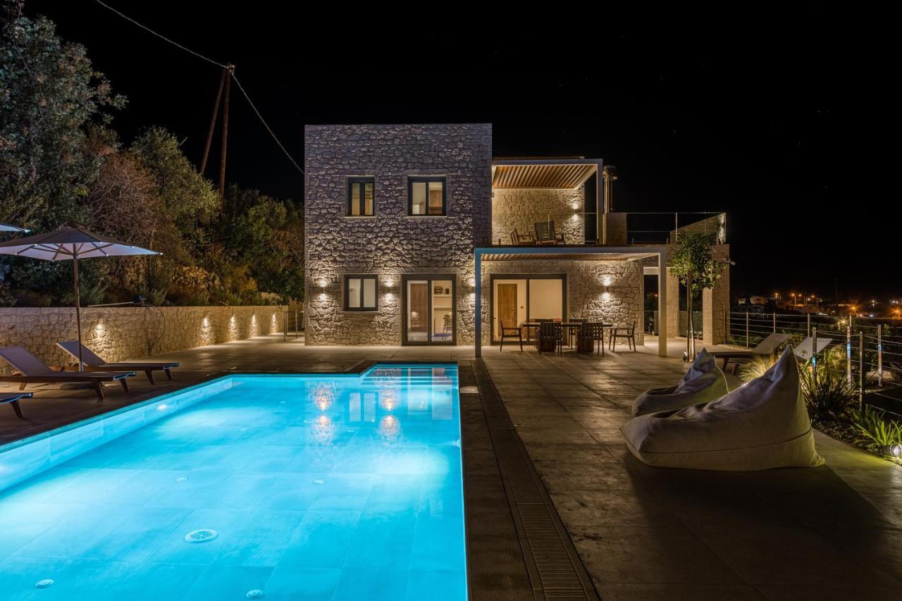 Manitennisvillas Stoupa Bagian luar foto