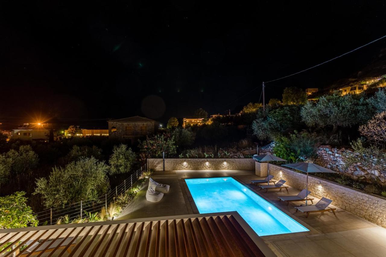 Manitennisvillas Stoupa Bagian luar foto