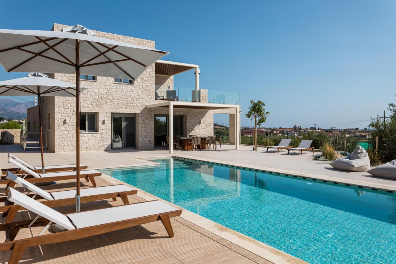 Manitennisvillas Stoupa Bagian luar foto